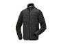 Veste matelassée noire PARKSIDE avec fermeture éclair et manches tricotées