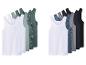 Ensemble de débardeurs pour hommes en blanc, vert, bleu, gris et noir