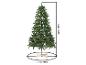 Sapin de Noël artificiel avec dimensions: env. 180cm de hauteur et 108cm de diamètre.