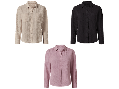 ESMARA® Chemise en mousseline pour femmes
