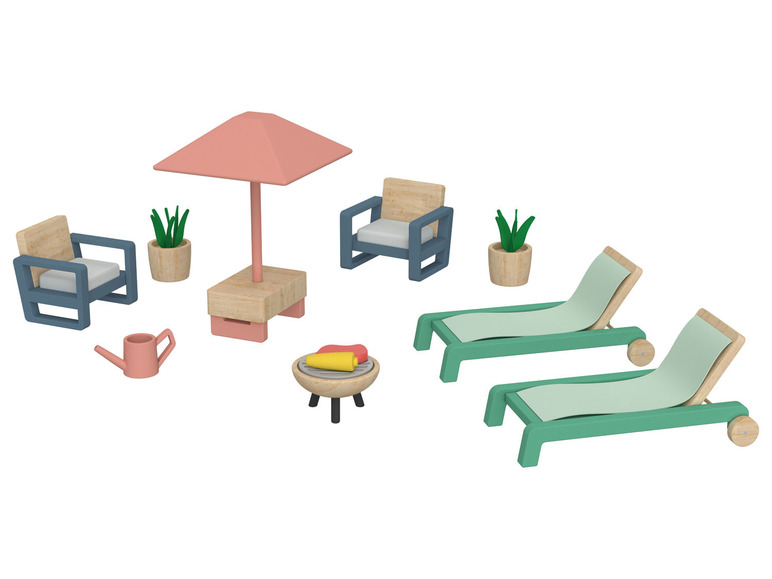 Ga naar volledige schermweergave: Playtive Houten meubels of poppenset - afbeelding 4