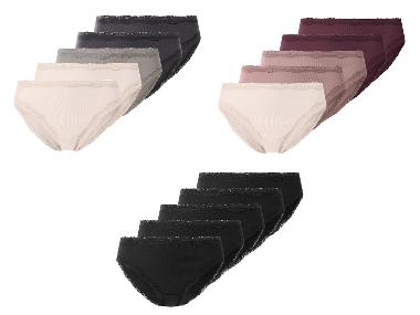 ESMARA® Slips pour femmes, 5 pièces