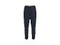 Pantalon de survêtement bleu foncé avec cordon de serrage à la taille, sur fond blanc.