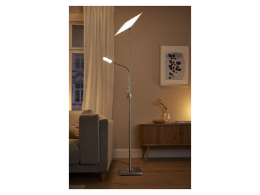 LIVARNO home Lampadaire à LED, avec liseuse