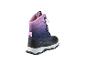 Botte d'hiver pour enfant avec dégradé rose-violet et semelle robuste.