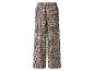 Wijde broek met bruin en beige giraffepatroon