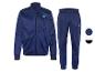Survêtement bleu marine avec veste zippée et pantalon de jogging.