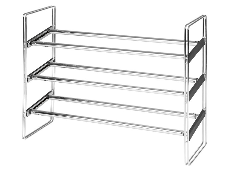 Ga naar volledige schermweergave: LIVARNO home Uittrekbaar schoenenrek, 64–119 x 50,5 x 22,5 cm - afbeelding 1