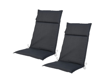 LIVARNO® Set de 2 Coussins pour chaise de jardin 120 x 50 cm »Houston«