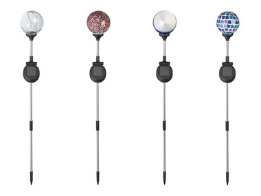LIVARNO home Ledsolarlamp, Ø 9 cm, hoogte 72 cm