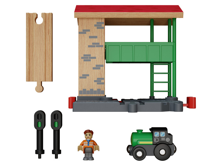 Ga naar volledige schermweergave: Playtive Uitbreidingsset voor houten spoorweg - afbeelding 19