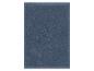 Blauwe badhanddoek met diagonaal gestreept patroon
