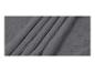 Tissu en mousseline de coton gris foncé, doux et texturé.