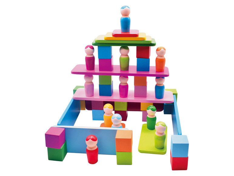 Aller en mode plein écran Playtive Jouets arc-en-ciel en bois - Photo 10