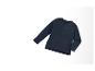 Donkerblauw longsleeve shirt voor kinderen, casual stijl.