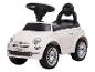 Voiture porteur blanche pour enfant avec volant et poignée noirs