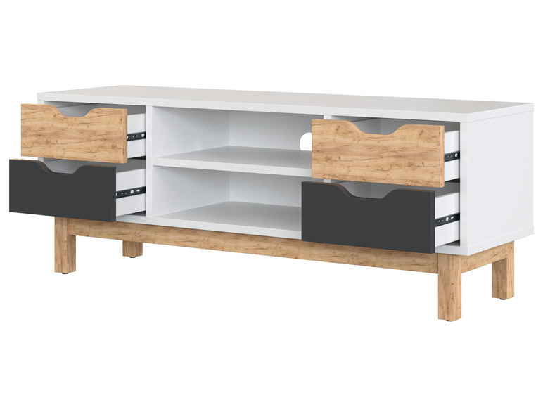 Ga naar volledige schermweergave: LIVARNO home TV-kast, 117,8 x 35 x 45 cm - afbeelding 3