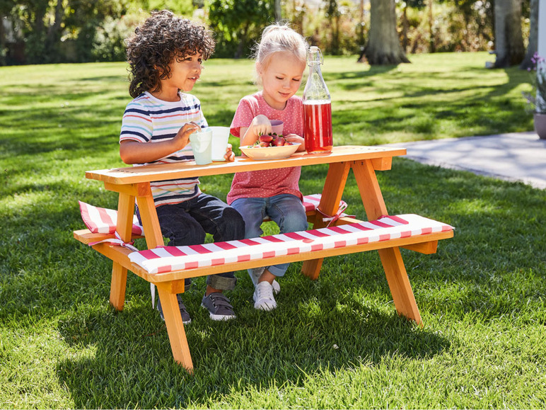 Ga naar volledige schermweergave: LIVARNO HOME Houten picknicktafel voor kinderen - afbeelding 2