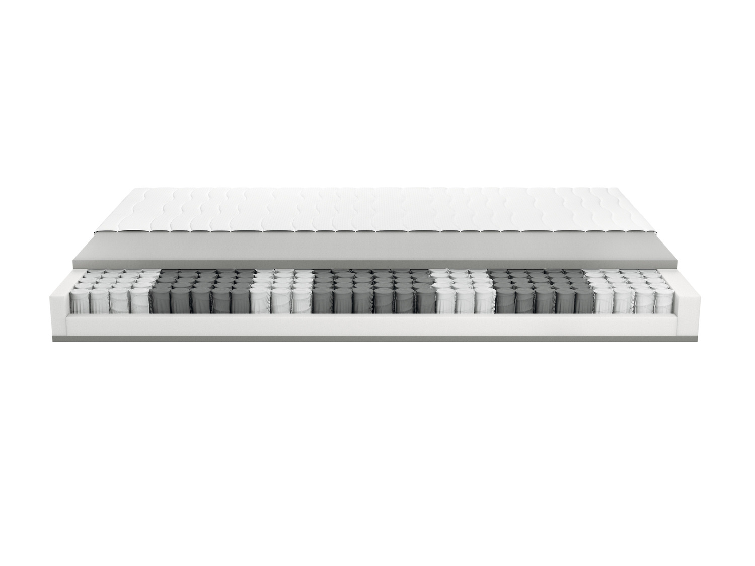 Traagschuim Pocketveringmatras LUXUS H3/4 Hard 160 X 200 Cm 724447