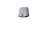 Heren hardloopshort in grijs en zwart
