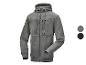 Parkside hoodie met rits, donkergrijs.