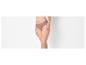 Dames slip met kanten rand, zandkleurig