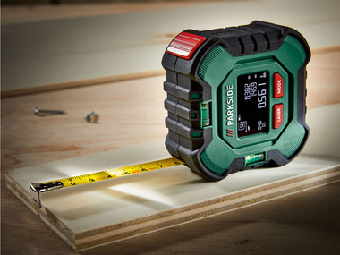 PARKSIDE® Laserafstandsmeter met rolmaat »PLMB 4 B1«