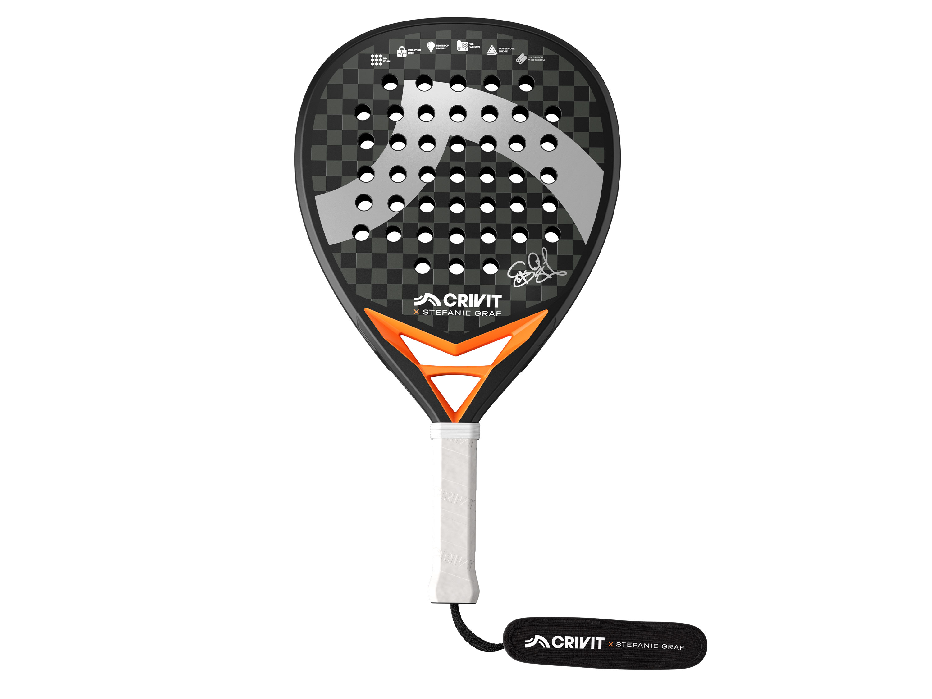 CRIVIT Padelracket »12K Carbon PRO« - 1