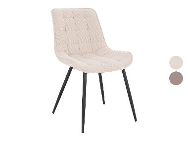 HOME DELUXE Chaise rembourrée salle à manger IKALO, lot de 2