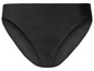 Een zwarte bikini-onderdeel