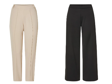 ESMARA® Pantalon avec jambes larges pour femmes