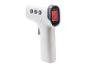 Witte Sensoplast infrarood thermometer met een rood digitaal display dat 40,8 °C aangeeft.
