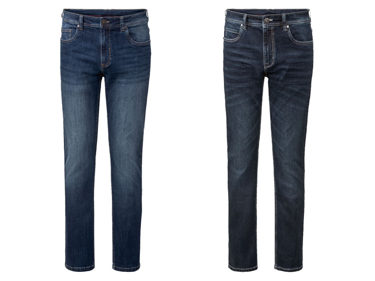 Ga naar volledige schermweergave: LIVERGY® Slim fit jeans van een katoenmix - afbeelding 1