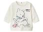 Sweat-shirt bébé blanc Winnie l'Ourson avec imprimé de Pooh et Porcinet.