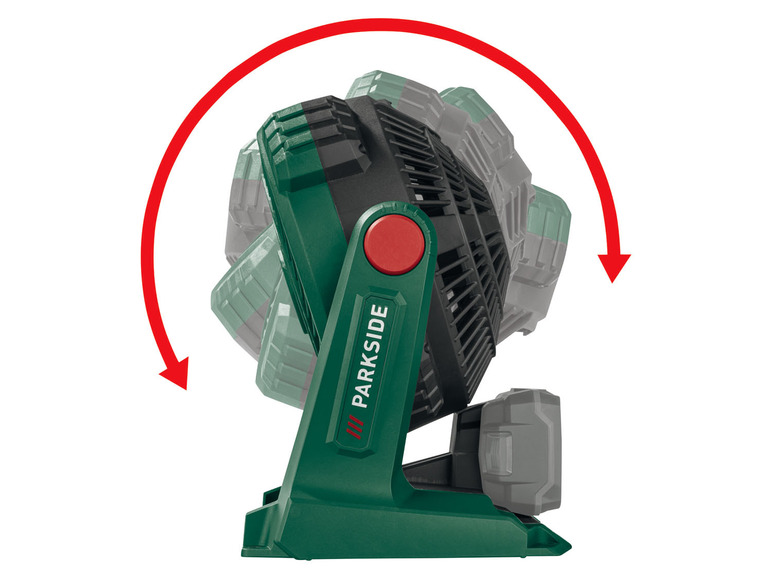 Aller en mode plein écran PARKSIDE® Ventilateur sans fil »PVA 20-Li A1« - Photo 7