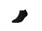 Chaussette courte noire sur fond blanc.