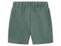 Short vert pour enfant avec taille élastiquée