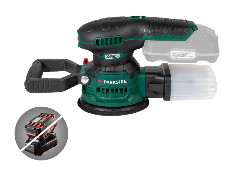 Aller en mode plein écran PARKSIDE® Ponceuse excentrique sans fil » PAEXS 20-Li B2 «, 20 V - Photo 1