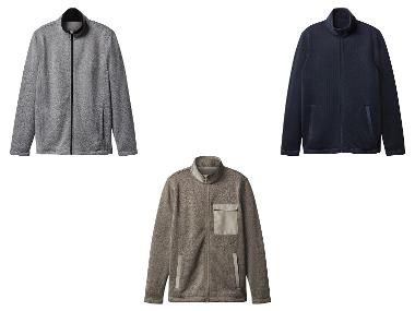 ESMARA MEN Veste polaire tricotée pour hommes