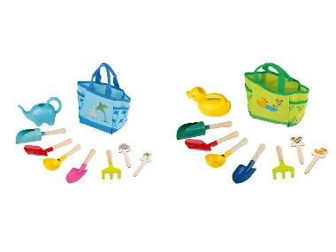 LUPILU® Sac de jardinage pour enfants, 9 pièces