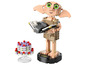 Lego Dobby met een boek en een taart