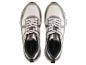 Paire de chaussures de sport Crivit gris clair et vert olive, vue de dessus.