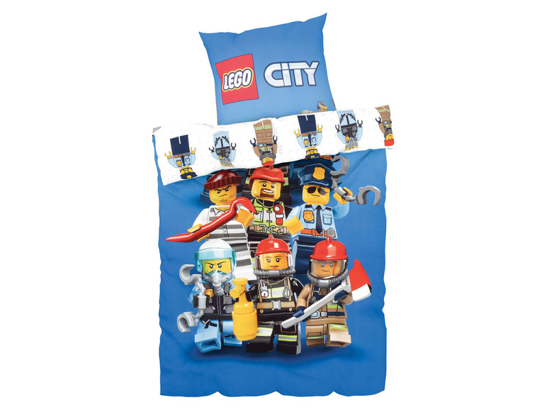 Ga naar volledige schermweergave: LEGO Katoenen dekbedovertrek voor kinderen, 140 x 200 cm - afbeelding 2