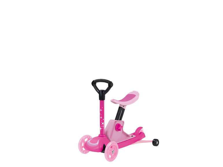 Ga naar volledige schermweergave: Playtive 4-in-1 kinderstep met steunwieltjes - afbeelding 2