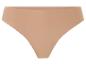 Dames slip in beige, klassieke snit, naadloos.