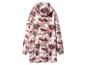 Sweat à capuche polaire rose-gris avec motif camouflage, vue arrière