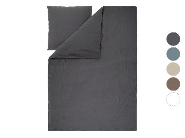 LIVARNO® Housse de couette en mousseline, 140 x 200 cm