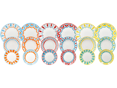 TOGNANA Service de table »Vida«, 18 pièces, porcelaine