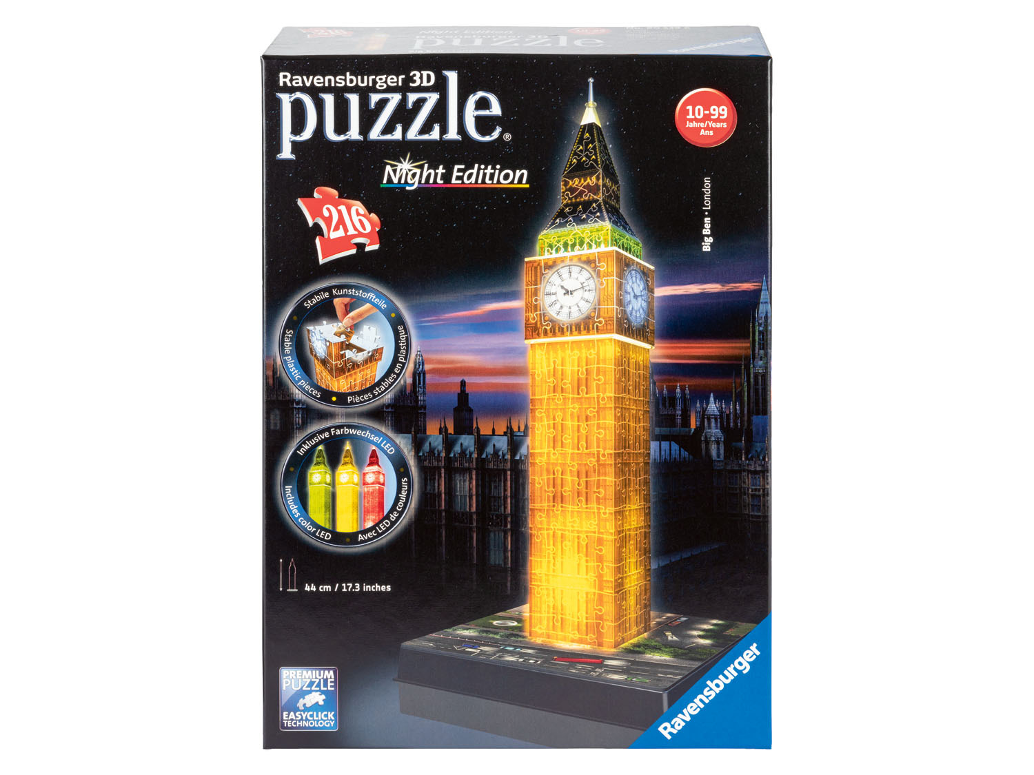 Wacht even Wat Kangoeroe Ravensburger Lichtgevende 3D-puzzel, 216 stukjes