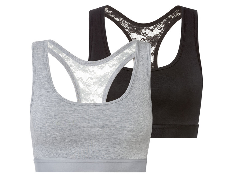 Aller en mode plein écran esmara® Set de 2 brassières en un mélange de coton - Photo 2